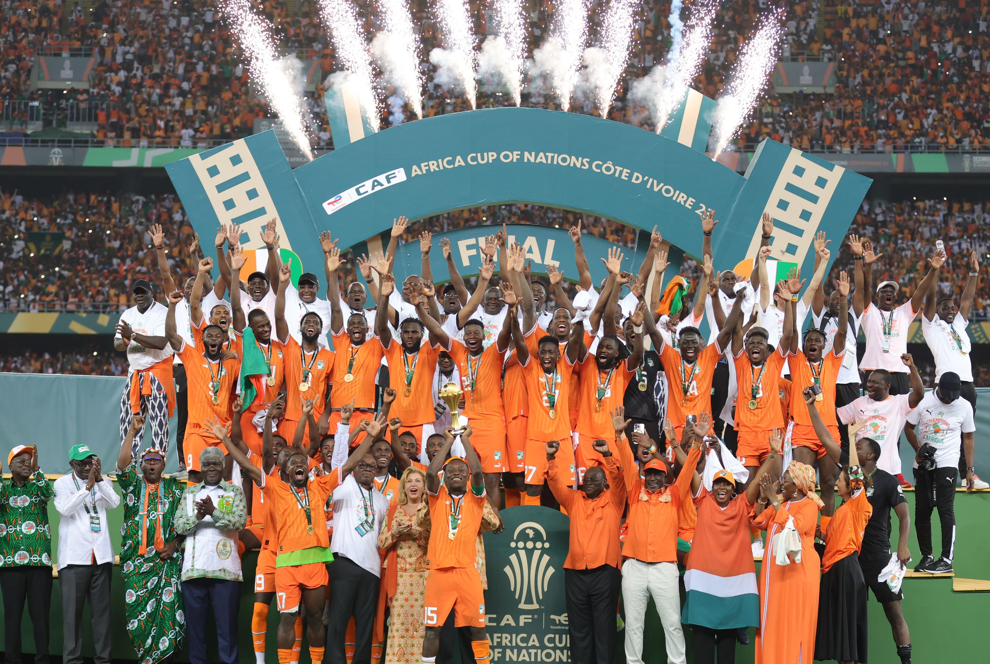 Facts and Figures: Cote d'Ivoire defeat Nigeria to win TotalEnergies CAF AFCON 